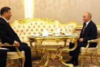 Presiden Rusia Vladimir Putin dan Presiden Tiongkok Xi Jinping. (Instagram.com @russian_kremlin)