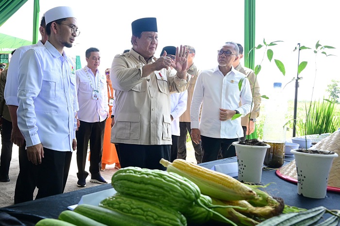 Presiden RI Prabowo Subianto. (Facebook.com @Setkab RI)