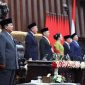 Presiden Prabowo Subianto saat menyampaikan Pidato Kenegaraan di Gedung MPR/DPR/DPD, Jakarta, (Dok. Tim Media Prabowo)
