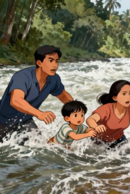 Satu Keluarga Terseret Arus Sungai Motoduto, Satu Ditemukan