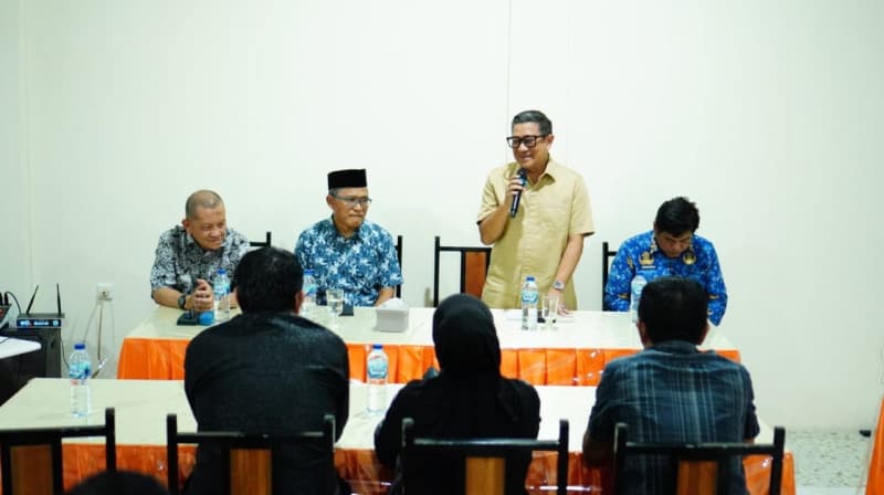Rapat evaluasi tahunan Korps Pegawai Republik Indonesia (KORPRI) Kota Gorontalo ( Foto: Istimewa)